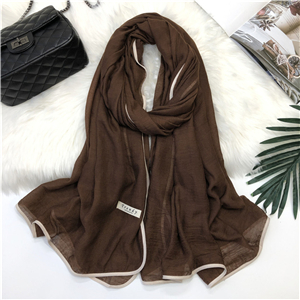 Wholesale solid color cotton warm scarf