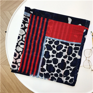 Wholesale printed pattern cotton warm scarf