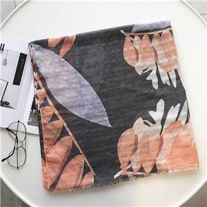 Printed pattern cotton cheap scarf