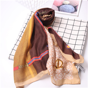 Chain pattern cotton decoration cheap scarf