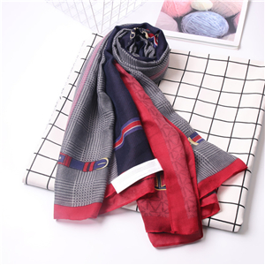 Chain pattern cotton decoration cheap scarf
