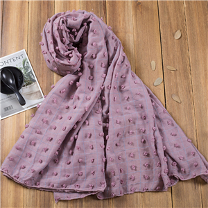 Plaid ball cotton warm cheap scarf