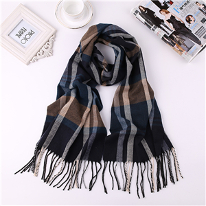 Wholesale cashmere plaid warm scarf