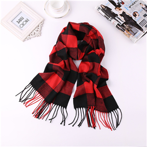 Wholesale cashmere plaid warm scarf