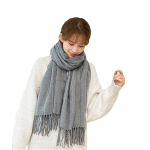 Wholesale vertical bar plaid cotton scarf