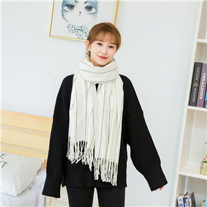 Wholesale vertical bar plaid cotton scarf