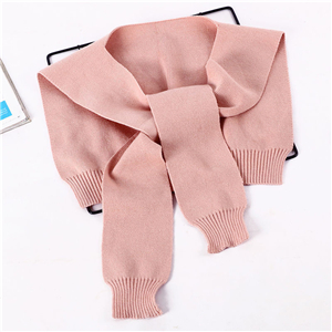 Wholesale solid color bow tie cotton decorative scarf