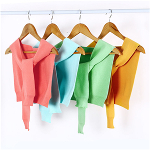 Wholesale solid color bow tie cotton decorative scarf