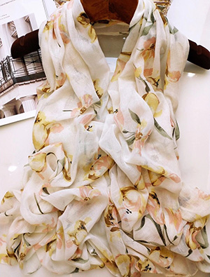 Printed cotton cheap shawl wholesale