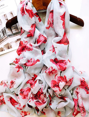 Printed cotton cheap shawl wholesale