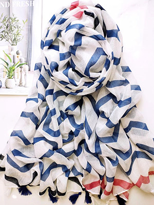 Wholesale long cotton shawl scarf