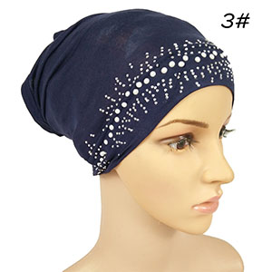 Mercerized cotton hot drilling turban