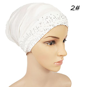 Mercerized cotton hot drilling turban