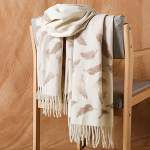 Zhejiang cut flower cashmere scarf wholesale