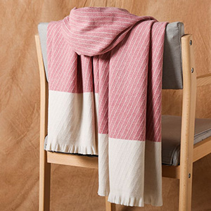 Cashmere jacquard striped scarf wholesale