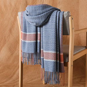Color plaid thick cashmere scarf wholesale