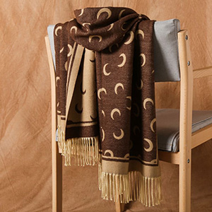 Double sided printing cashmere shawl wholesale