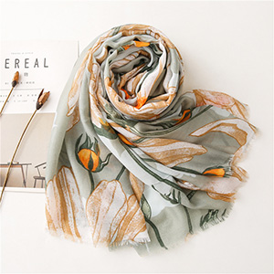 Floral pattern sunscreen shawl wholesale