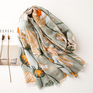 Floral pattern sunscreen shawl wholesale
