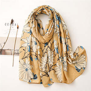 Printed plain weave cheap scarf wholesale
