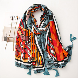Thickened twill printed cotton shawl wholesale