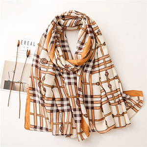 Wholesale chain print ladies scarf