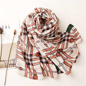 Wholesale chain print ladies scarf