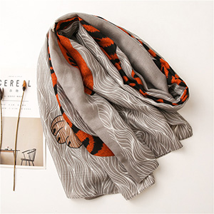 Leopard animal print scarf wholesale