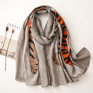 Leopard animal print scarf wholesale