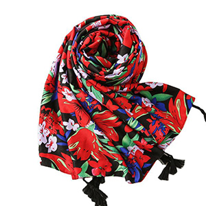 Chinese style flower scarf wholesale