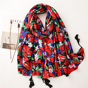Chinese style flower scarf wholesale