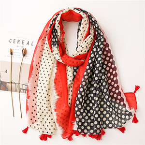 Big dot with small dot cheap scarf