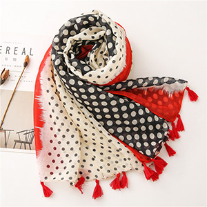 Big dot with small dot cheap scarf