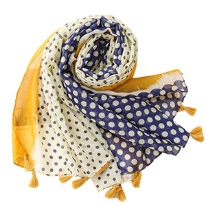 Big dot with small dot cheap scarf