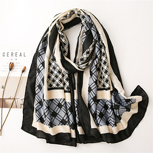 Polyester geometric printing scarf wholesale
