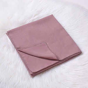 Monochrome cotton linen ladies square scarf wholesale