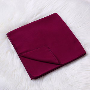 Monochrome cotton linen ladies square scarf wholesale