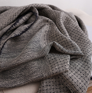 Wholesale twill weave curled 100% silk scarf