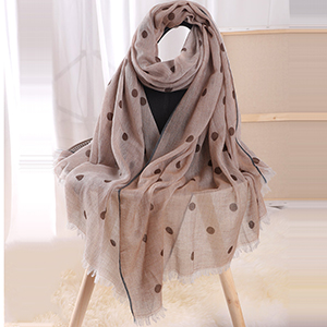 Winter warm shawl retro polka dot 100% cashmere wholesale