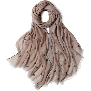 Winter warm shawl retro polka dot 100% cashmere wholesale