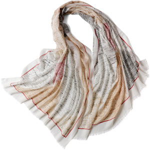 Wholesale sunscreen geometric print 100% cashmere scarves
