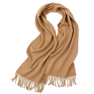 Padded warm shawl pure color 100% cashmere scarf