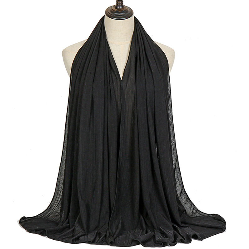 Ladies monochrome polyester turban wholesale