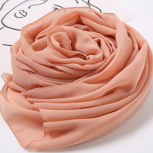 Winter satin pearl chiffon headscarf wholesale