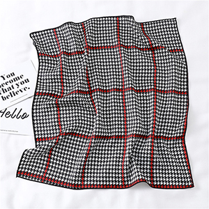 50cm Plain Printed Silk Scarf Wholesale