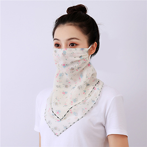 Floral print dustproof chiffon scarf wholesale