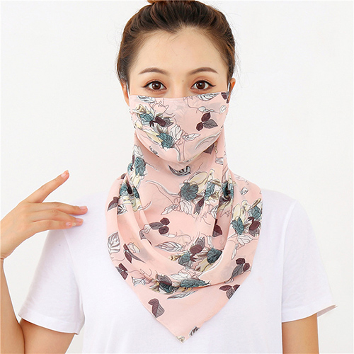 Wholesale printed windproof chiffon veil scarf