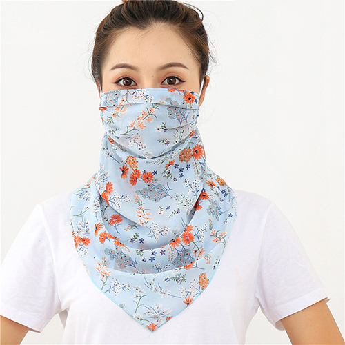 Wholesale printed windproof chiffon veil scarf