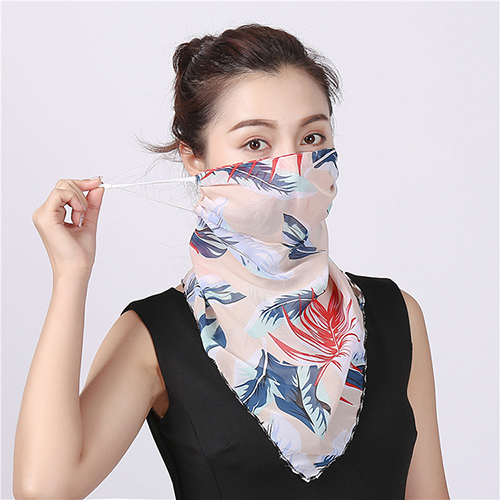 Floral print dustproof chiffon scarf wholesale