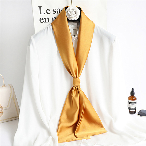Wholesale long solid color shawl double silk scarf